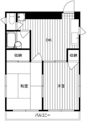 フルール佐伯の物件間取画像